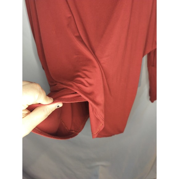 S-Twelve Brand Long Sleeve Flowy Spring Blouse - Picture 4 of 9